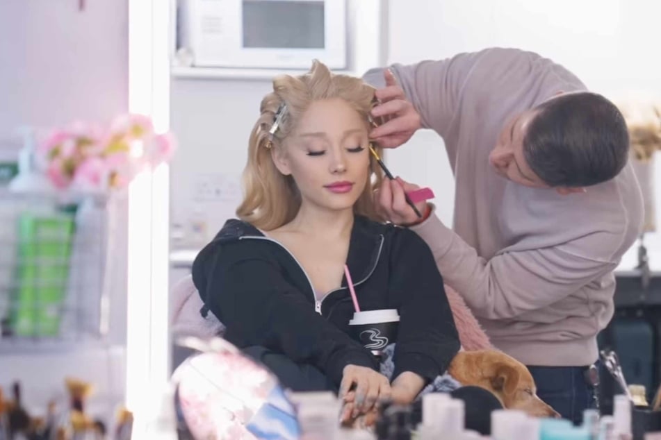 Ariana Grande looked bewitching as she showed the Wicked movie hair and makeup transformation process in a recently dropped "get ready with me" video!