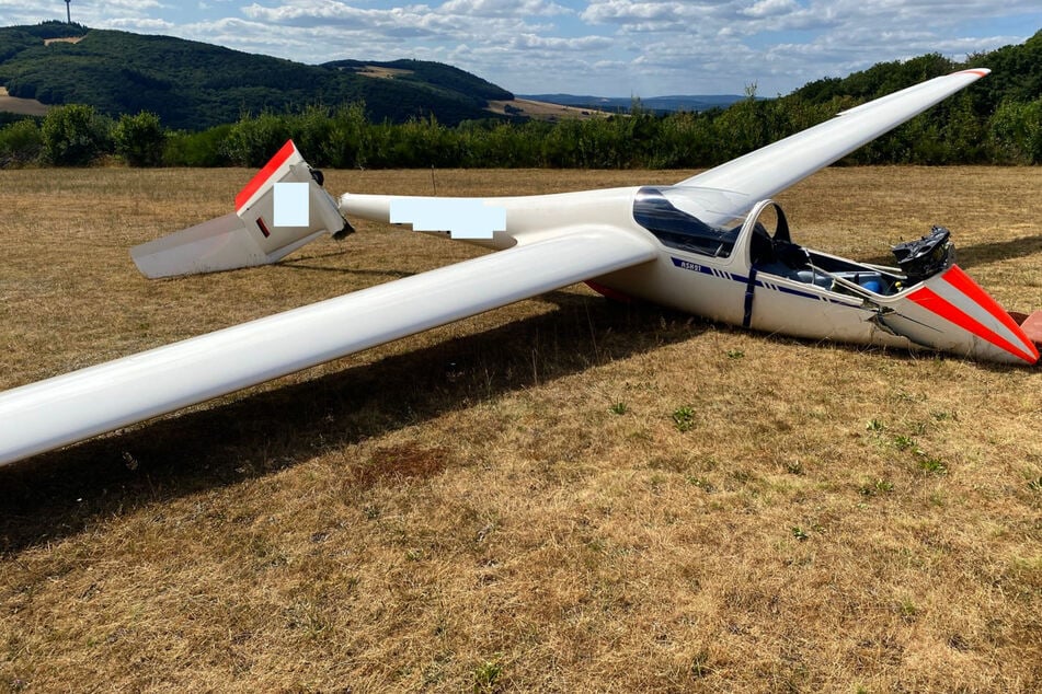 Mit zwei Personen besetzter Segelflieger in Rheinland-Pfalz abgestürzt