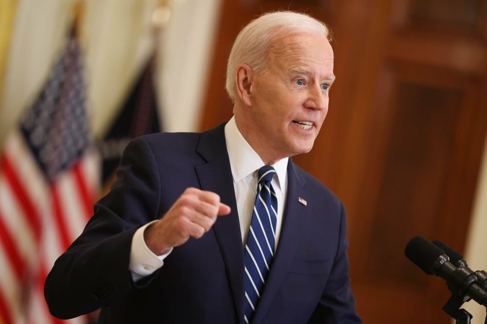 President Joe Biden deemed efforts by states to make voting in elections more difficult "sick."