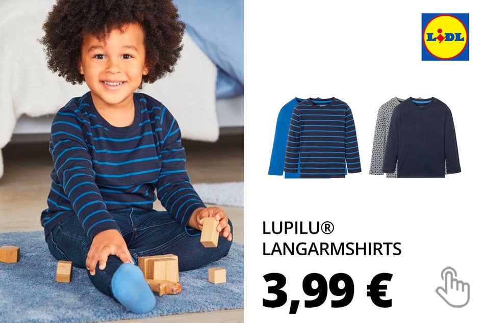 Jungen-Langarmshirt