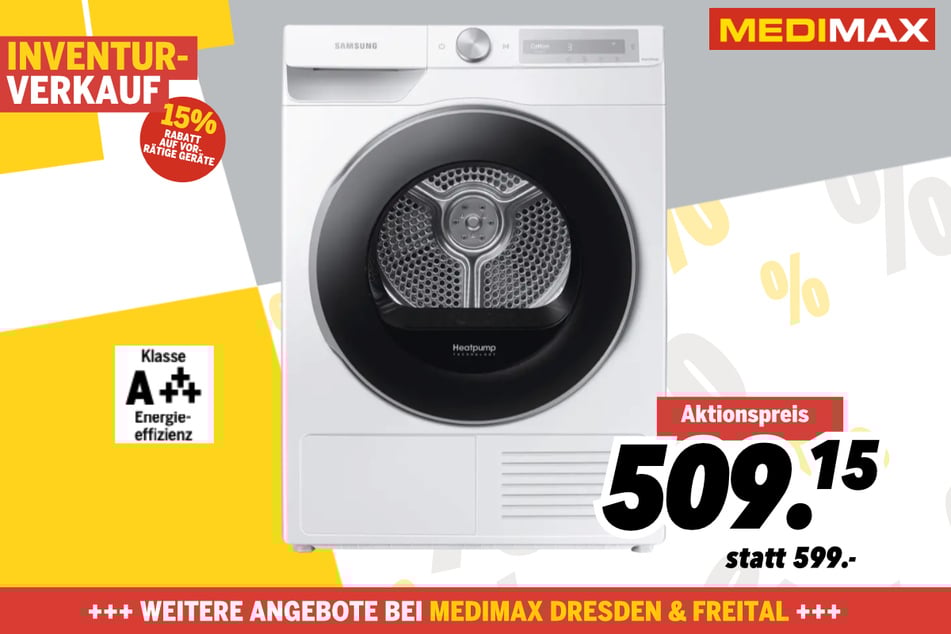 Samsung-Trockner für 509,15 Euro.