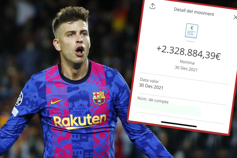 Barcelona-Star Gerard Piqué postet seinen Millionen-Kontoauszug