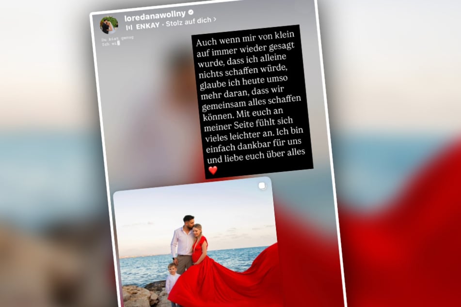 Bei Instagram erhob Loredana Wollny am vergangenen Wochenende Vorwürfe gegen ihre berühmte Familie und dankte gleichzeitig ihrem Ehemann Servet.