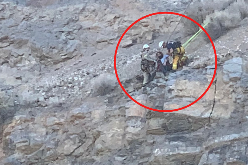 Utah hiker miraculously survives 100-foot fall onto cliff edge!