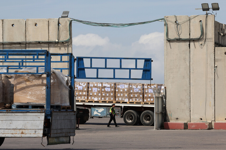 Der Grenzübergang Kerem Schalom ist einer der wichtigsten für die Einfuhr humanitärer Hilfsgüter.