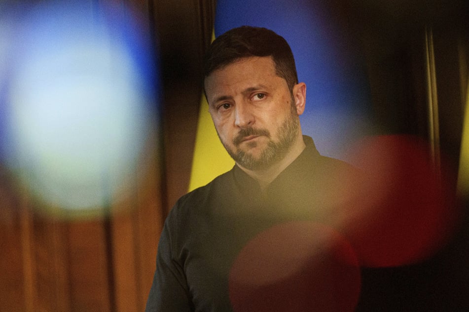 Der ukrainische Präsident, Wolodymyr Selenskyj (47).