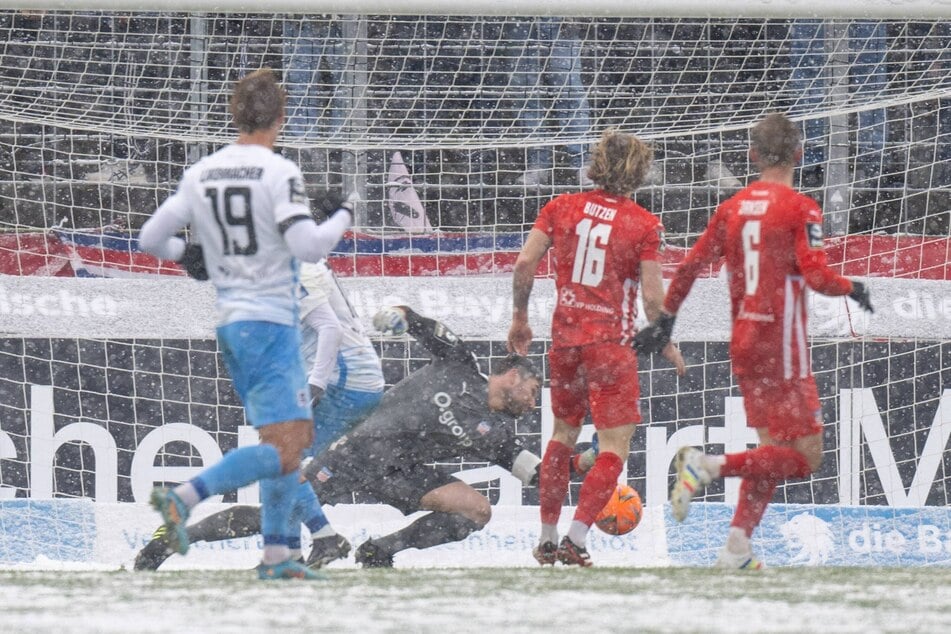 Bitter für die Westsachsen! Der TSV 1860 München locht in der ersten Halbzeit zum dritten Mal ein.