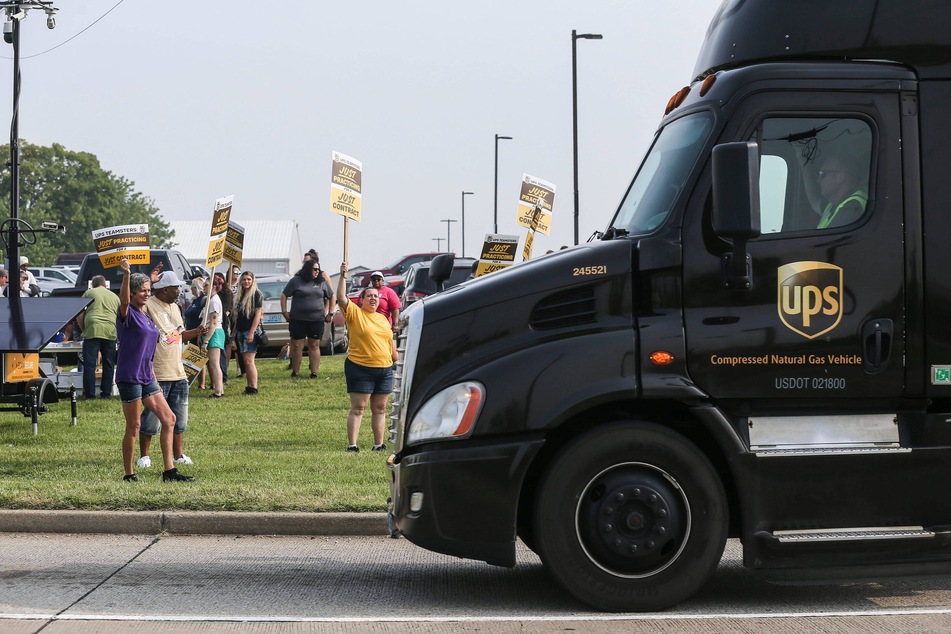 Teamsters union members rejected a contract proposal from UPS, lining up the largest single-employer strike in US history.