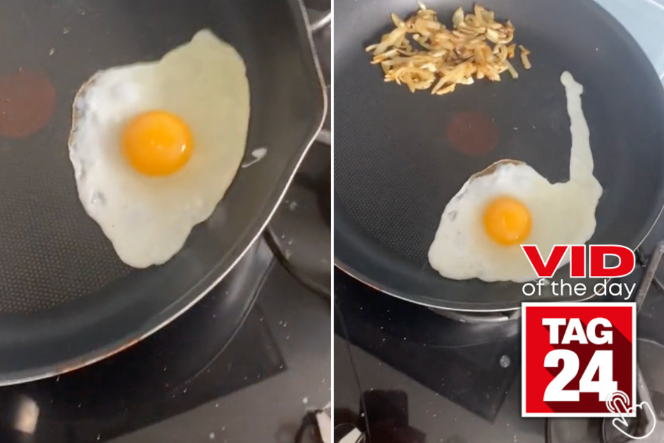 Today's Viral Video of the Day features a man who speaks too soon after trying to cook the most perfect egg.