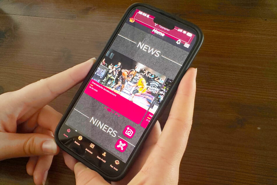 Die NINERS-App bringt Euch noch näher an die Mannschaft.