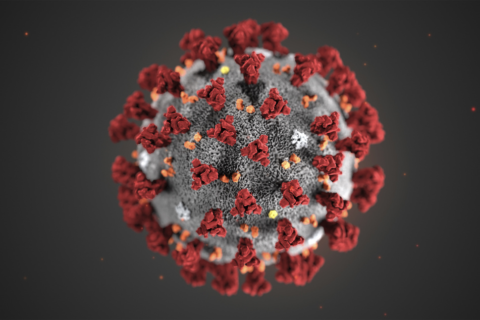 Eine Illustration eines Coronavirus.