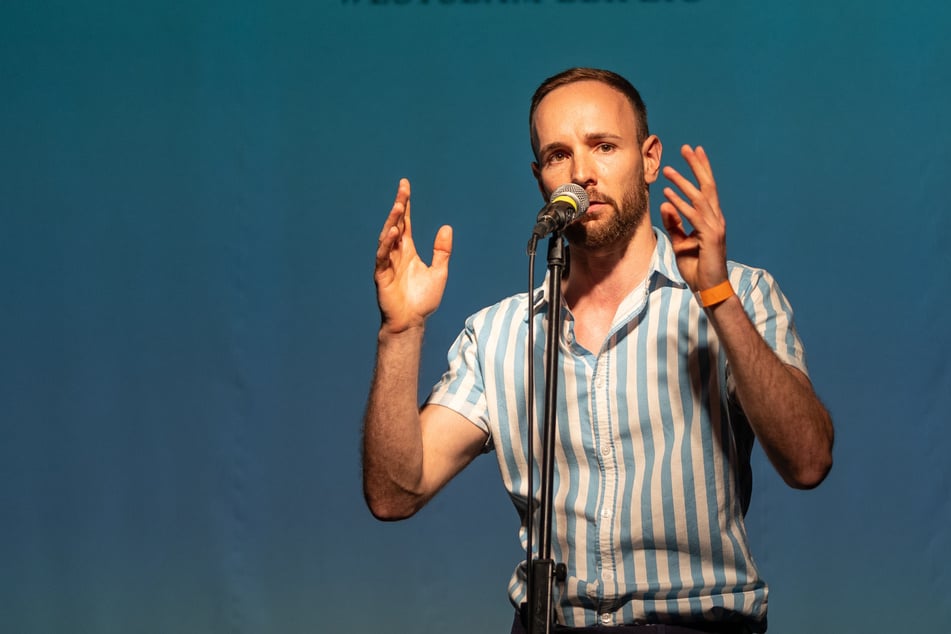 Marc Bobzin gewann Ende September die sächsischen Meisterschaften im Poetry Slam.