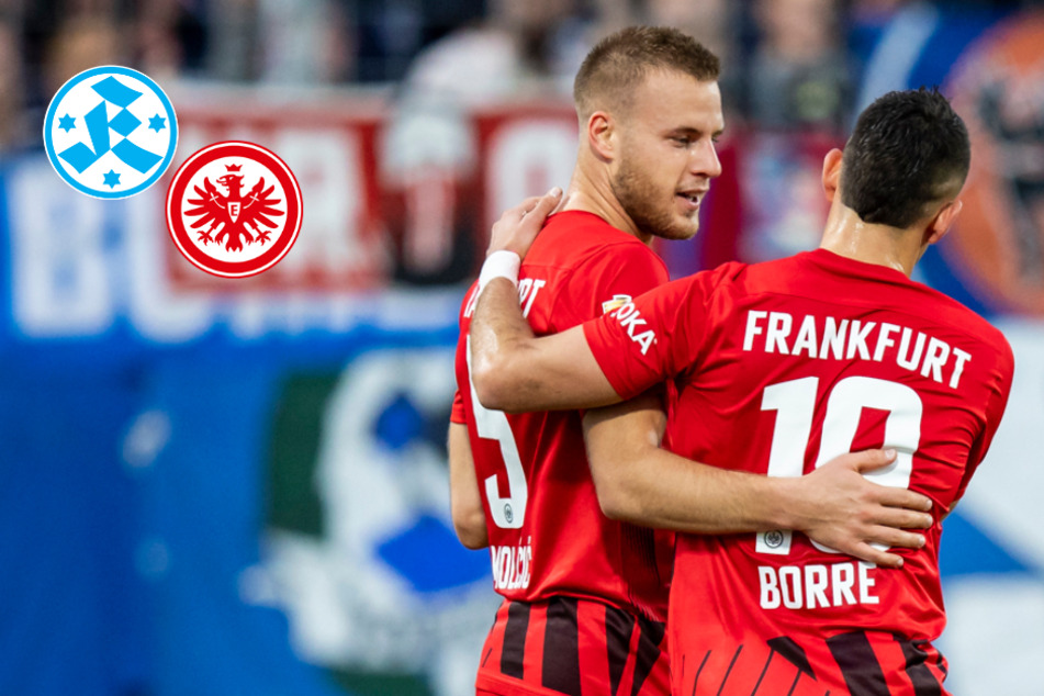Premierentor und Pyroshow: Eintracht Frankfurt bezwingt tapfere Stuttgarter Kickers