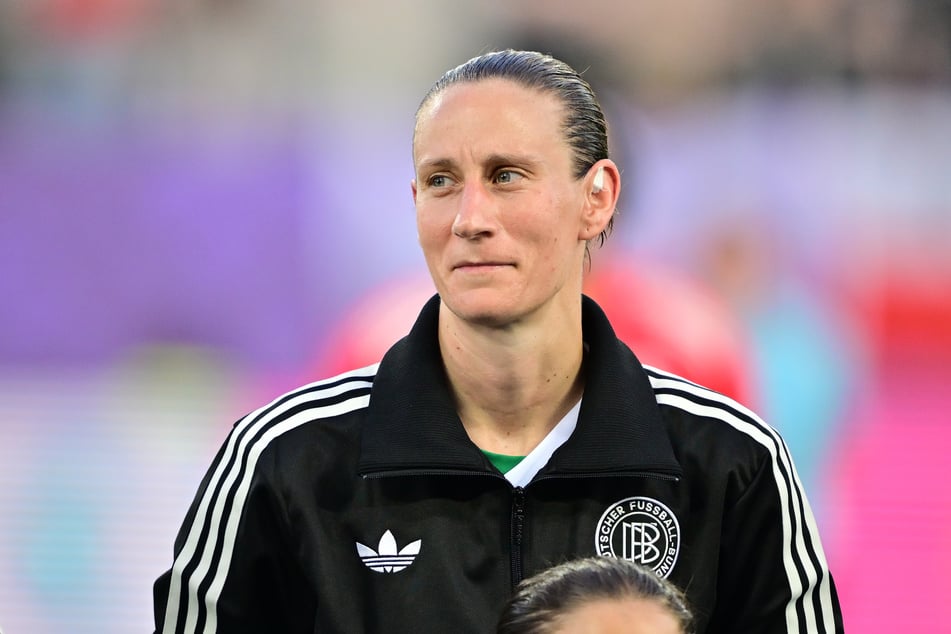 Ann-Katrin Berger (34) erwischte gegen Schweden nicht den besten Tag. Das Spiel hat sie aber längst abgehakt, der Blick geht nach vorne.