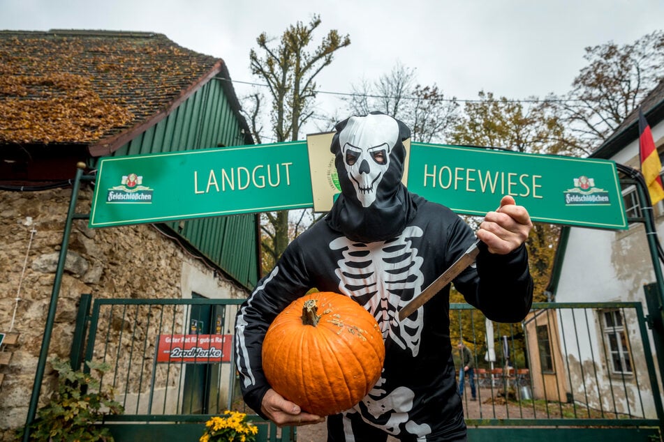 Auf dem Landgut Hofewiese findet am Samstagabend noch mal ein perfekter Halloween-Tag statt. (Archivfoto)