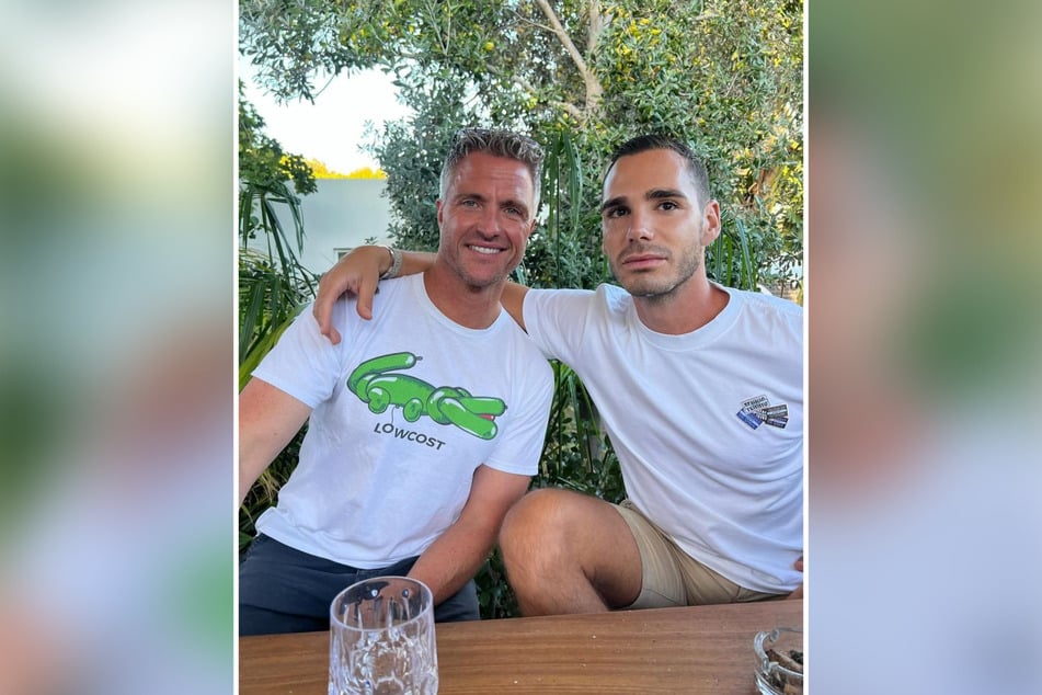 Können ihr Glück nun unbeschwert auch in sozialen Medien teilen: Ralf Schumacher (49, l.) und sein Partner, der Franzose Étienne Bousquet-Cassagne (34).