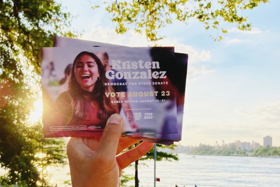 Democratic socialist Kristen Gonzalez won the Democratic primary for New York State Senate District 59.