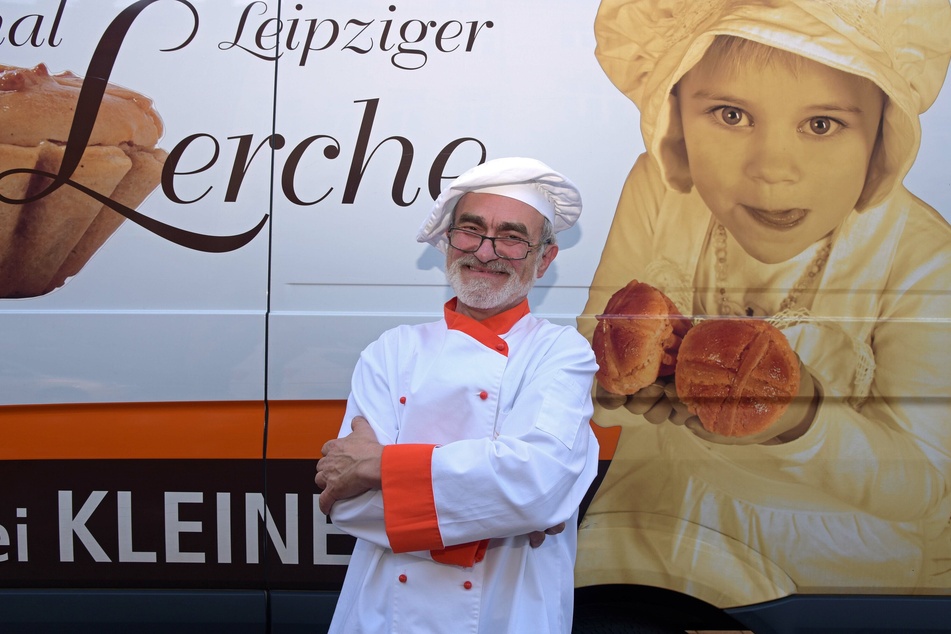 Jürgen Kleinert (70) leitet die Leipziger Familien-Bäckerei seit den 1980er-Jahren. (Archivbild)