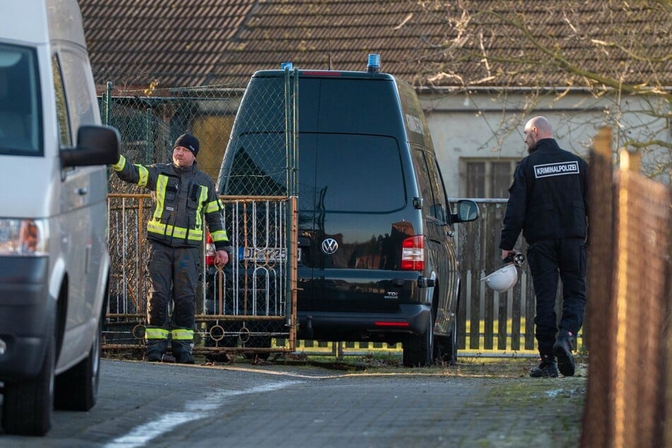 Sprengstoff-Spezialisten des Landeskriminalamtes übernahmen die Ermittlungen.