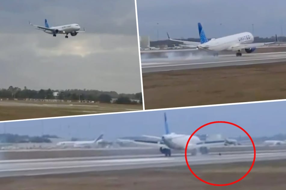 Falla de avión de pasajeros: la rueda se desprende al aterrizar