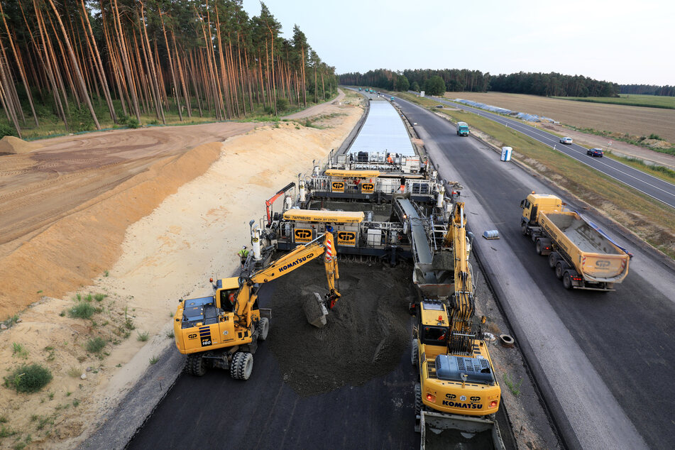 Die A14-Nordverlängerung nimmt immer mehr Gestalt an. Jetzt wird ein weiterer Abschnitt gebaut. (Archivbild)
