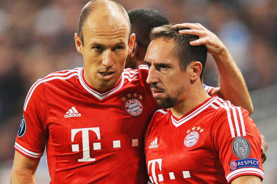 Franck Ribéry (37, r.) hat eine Bayern-Ära mitgeprägt.