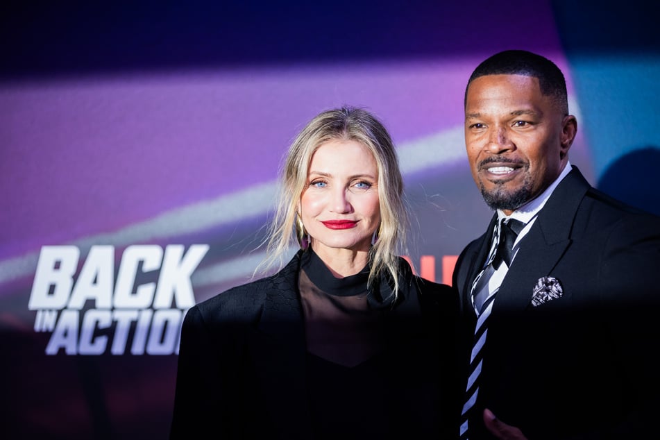 Schauspielerin Cameron Diaz (52) und Jamie Foxx kommen zum Special Screening des Films "Back in Action".