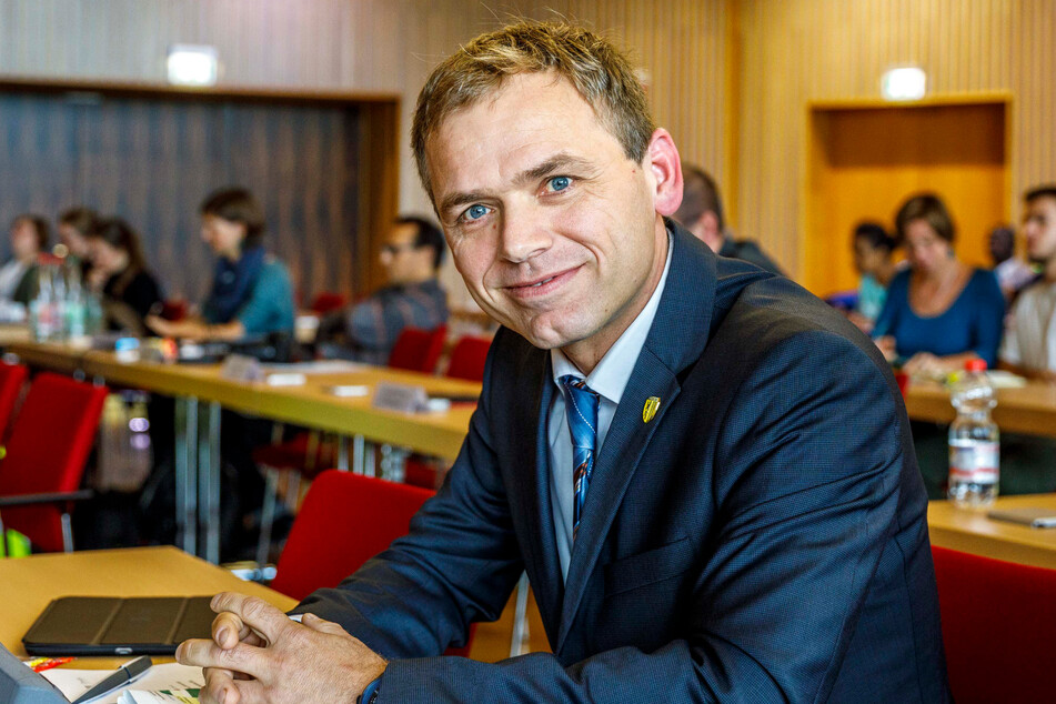 AfD-Stadtrat Christian Pinkert (48) zeigte sich zufrieden, dass der Standort Uthmannstraße nicht mehr infrage kommt.