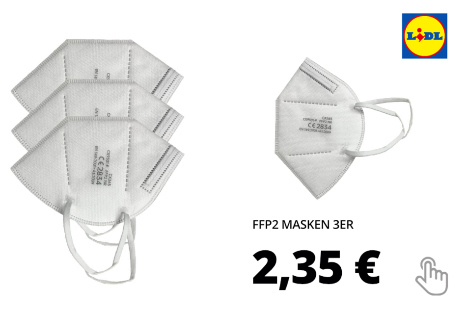 FFP2 Masken 3er