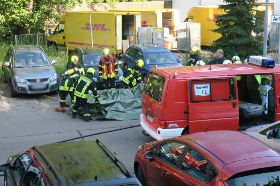Großeinsatz in Lößnitz!