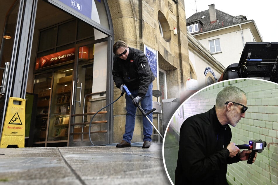 Bahnhöfe sagen Graffiti den Kampf an: Diese Lasertechnik soll dabei helfen