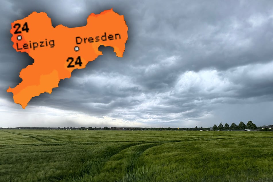 Mit dicken Regenwolken müssen die Sachsen in den nächsten Tagen immer mal wieder rechnen.