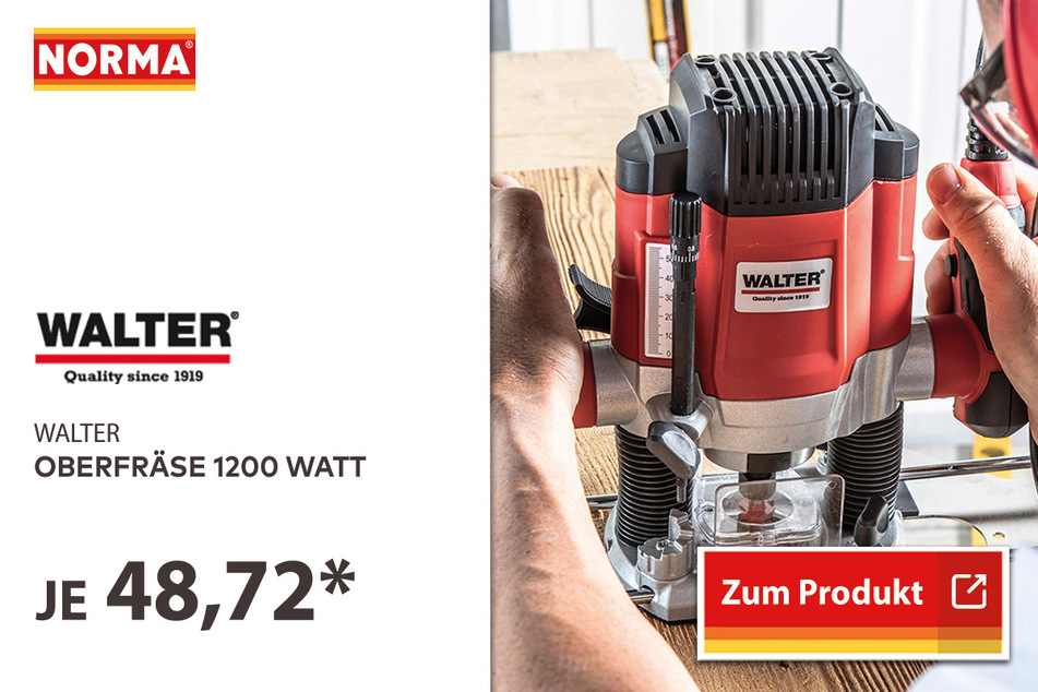 berfräse mit 1200 Watt für nur 48,72 Euro.