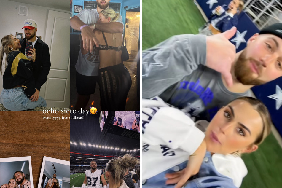 Haley Cavinder shared a sweet collage to honor her boyfriend's 25th birthday on Thursday.