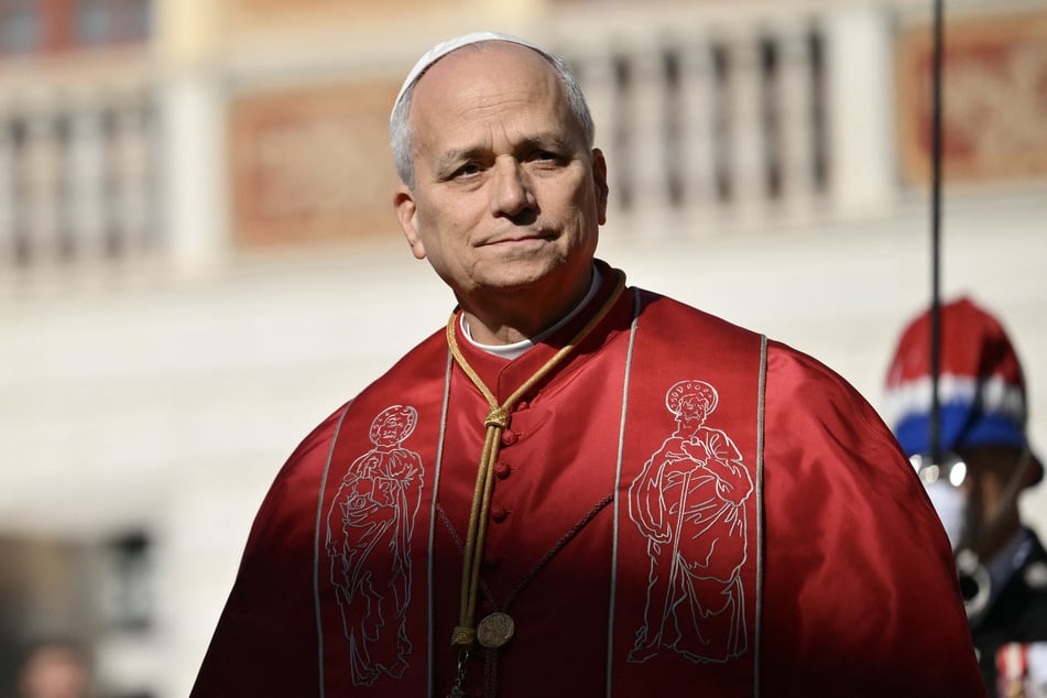 The Vatican denied Friday a report that a top Pentagon official gave the Holy See's envoy to the US a "bitter lecture" following comments by Pope Leo (pictured) seen as critical of President Donald Trump's administration.
