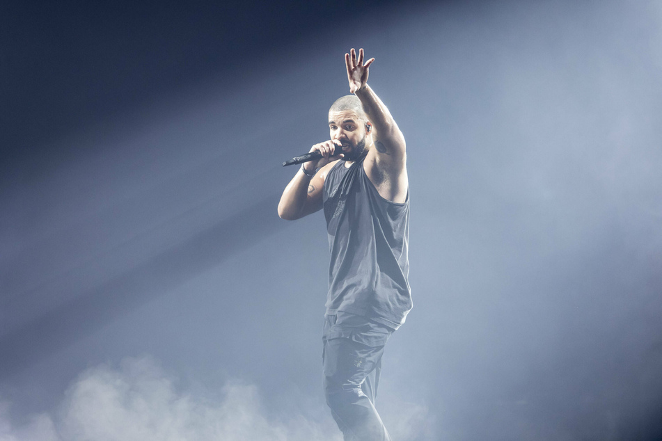 Rapper Drake in concert in 2017.