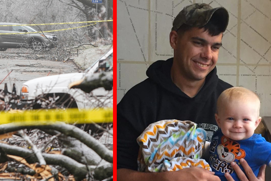 Wintersturm in den USA: Stromleitung stürzt ab und tötet Feuerwehrmann