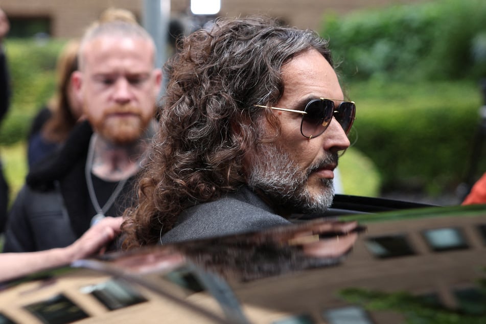 Russell Brand was granted conditional bail during Tuesday's hearing (file photo).