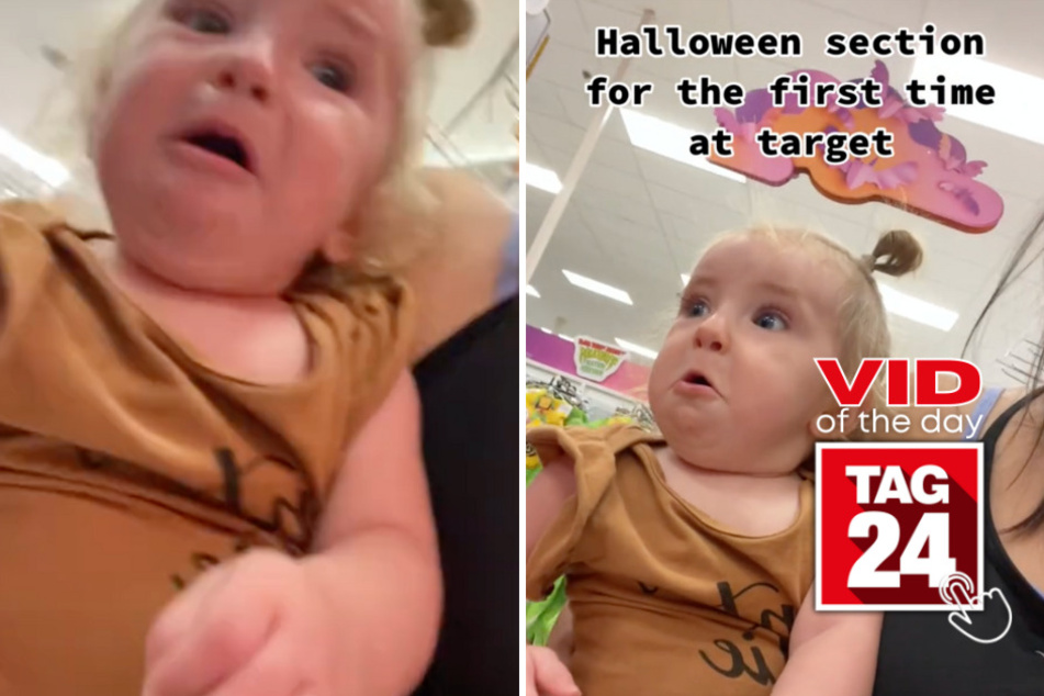 viral videos: Viral Video of the Day for October 4, 2023: Toddler freaks out at Target Halloween section!