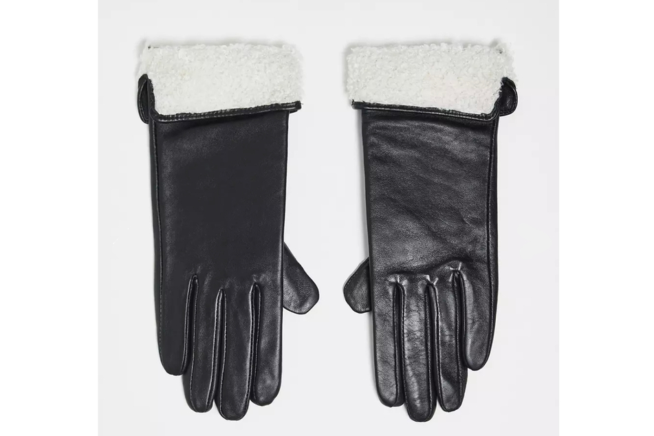 Diese Leder-Handschuhe mit Touch sind praktisch, stilvoll und halten warm.