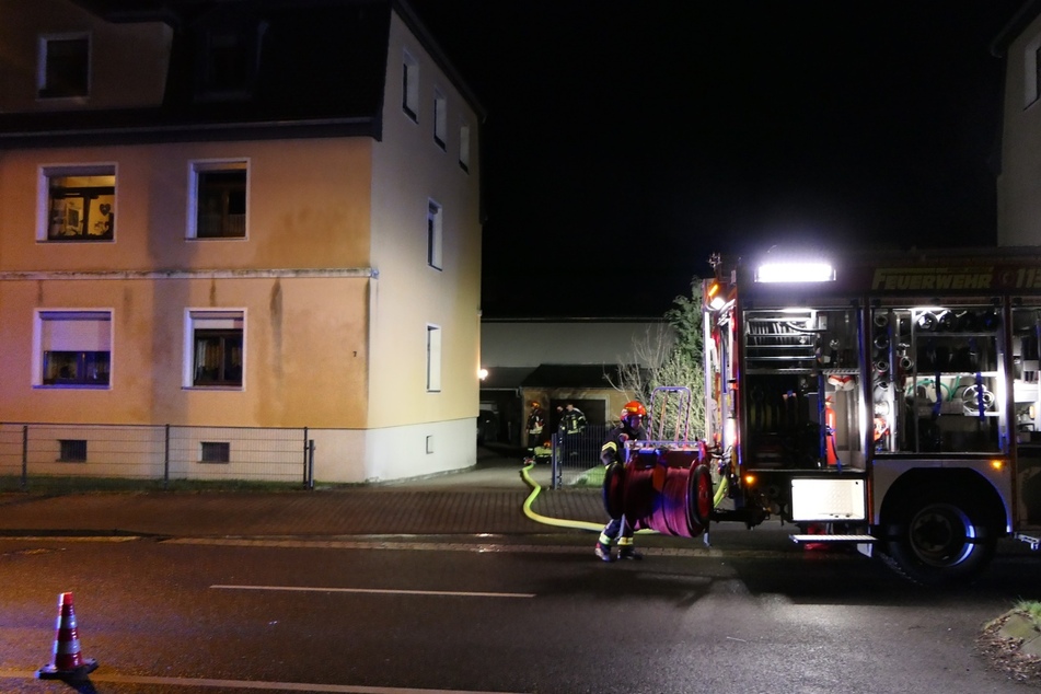 Am Samstagabend brannte es in einer Wohnung in Colditz.