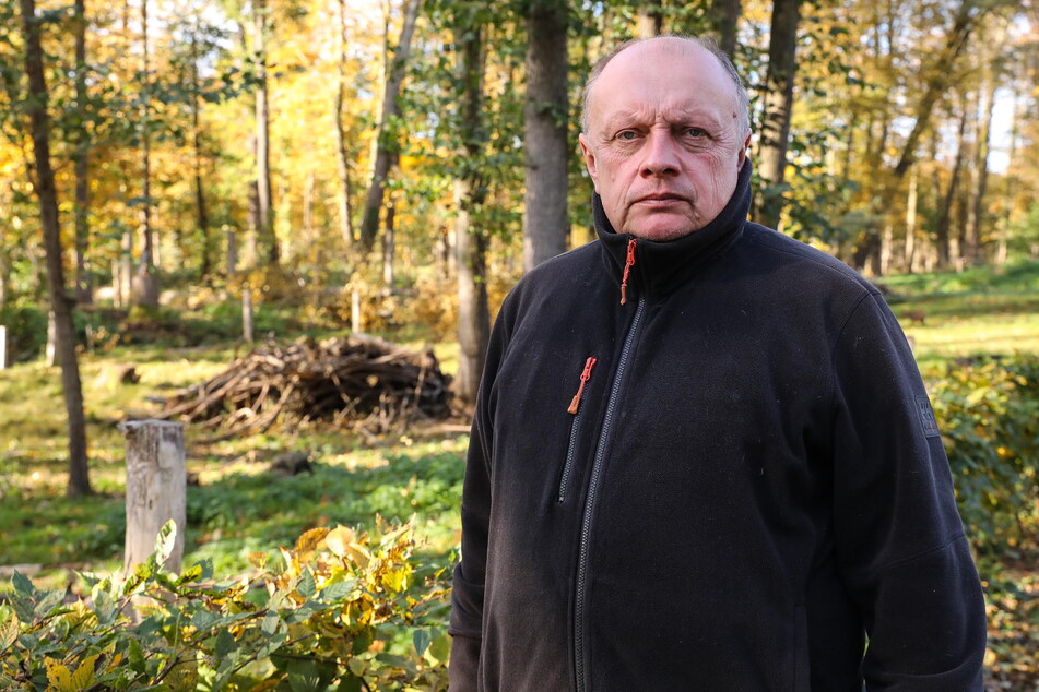 Gehege-Chef Ronald Ennersch (54) muss sich nun erst mal um die Sturmschäden kümmern.