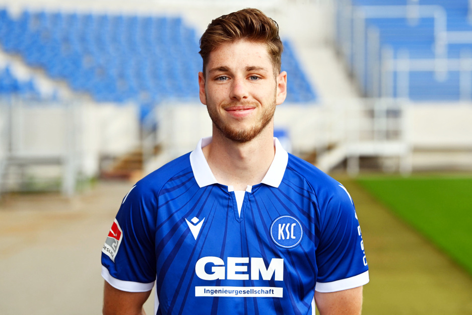 Leon Jensen (24) hat noch nicht ein Pflichtspiel für den Karlsruher SC bestritten.