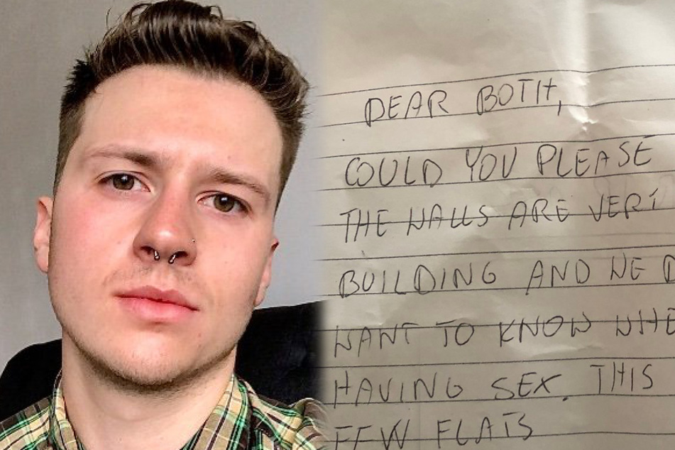 Mann bekommt peinlichen Brief von seinen Nachbarn, weil er zu laut Sex hat