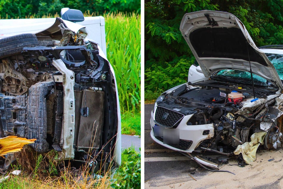 Fataler Fehler: Transporter-Fahrer rutscht von Bremse auf Gas