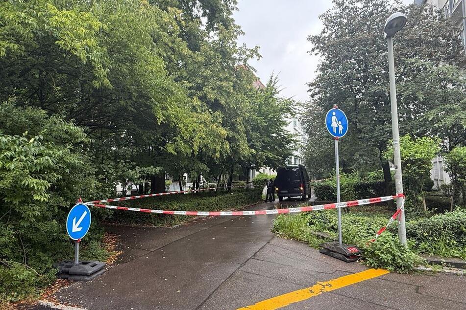Der Vorfall ereignete sich in einem Innenhof in Ulm.