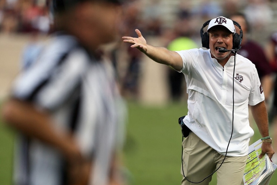 Following a 5-7 season, head coach Jimbo Fisher (r) and his Texas A&amp;M Aggies football team failed to make a bowl game for the first time since 2008.