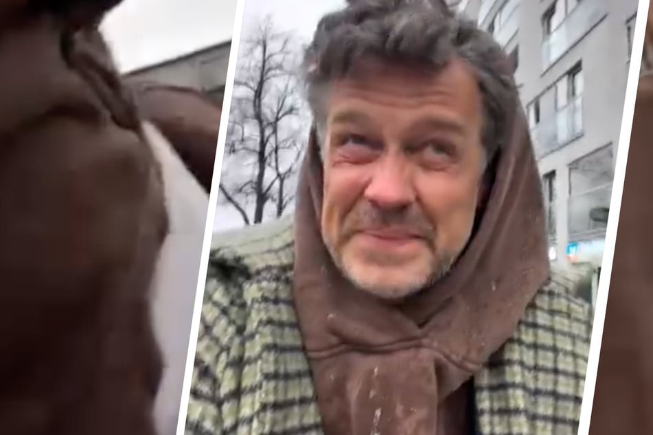 Wayne Carpendale (49) kurz vor seinem Sturz.