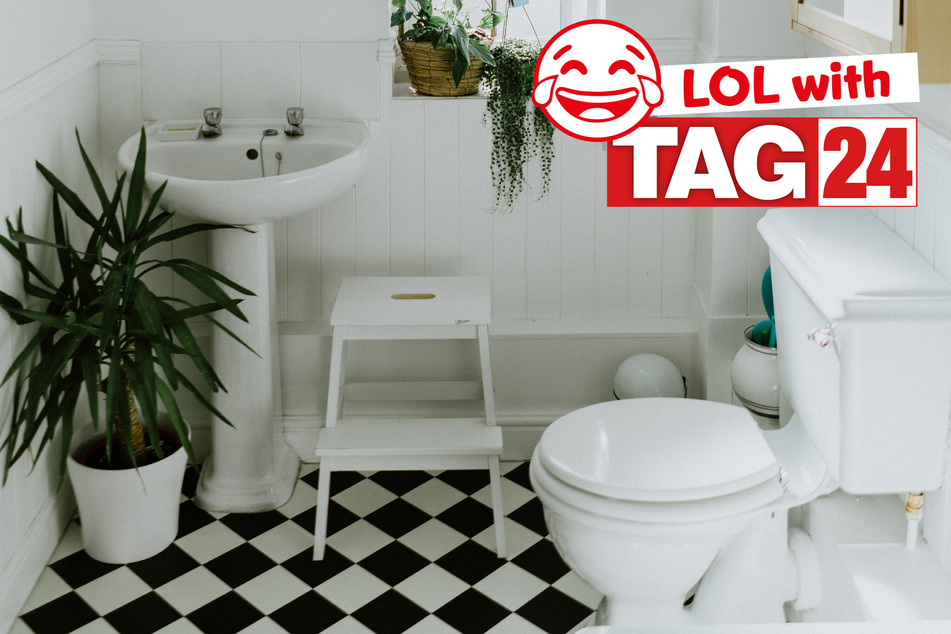 Today's Joke of the Day is between the sink and the toliet!