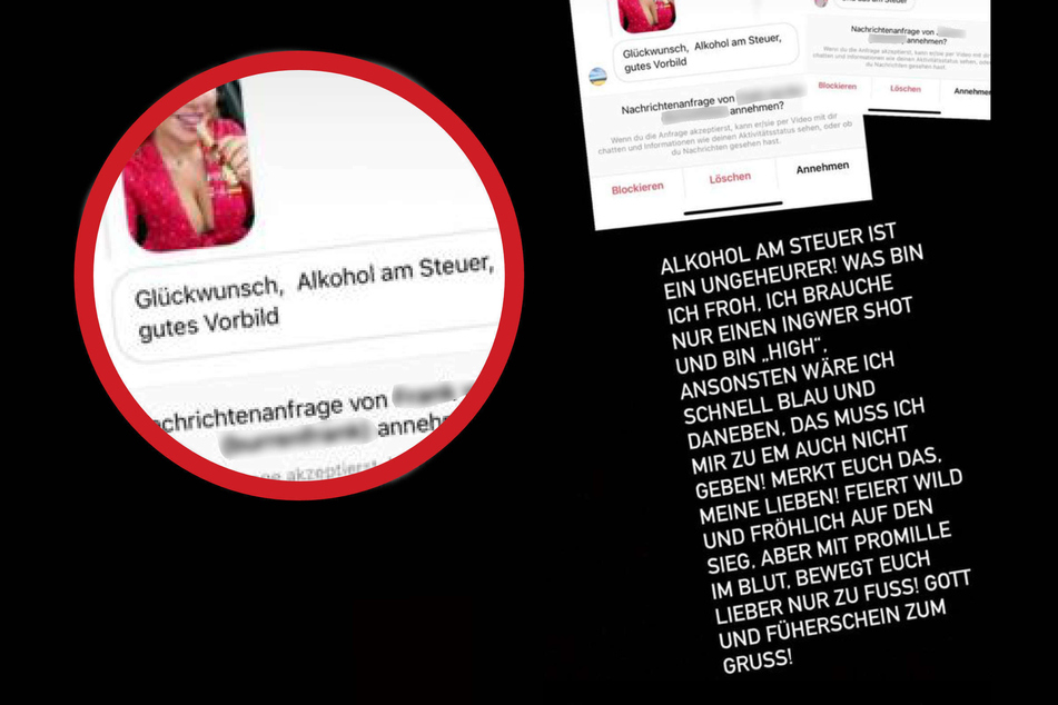 Evelyn Burdecki (32) reagierte prompt auf die Anschuldigungen ihrer Fans und stellte klar: Alkohol am Steuer kommt der 32-Jährige nicht in die Tüte!